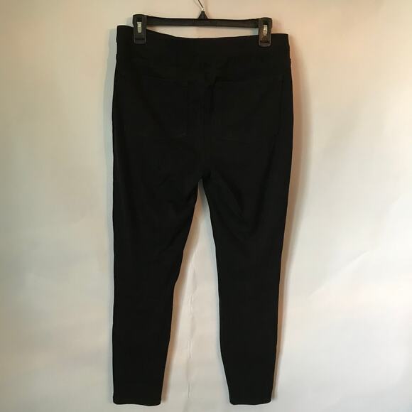 Spanx Jeans Large Ankle Leggings Pant Black Pull On Core Shaping Stretch L - Picture 2 of 7